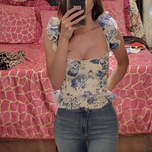 V. Chapman corset style top size 0